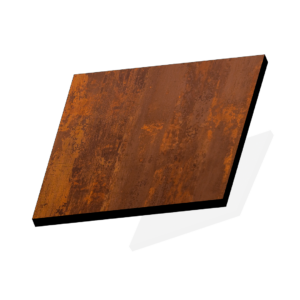 COMPACT TABLE TOP HPL RC406 1C COPPER PAINTED METAL CUADRADA RC406 10MM 800 800