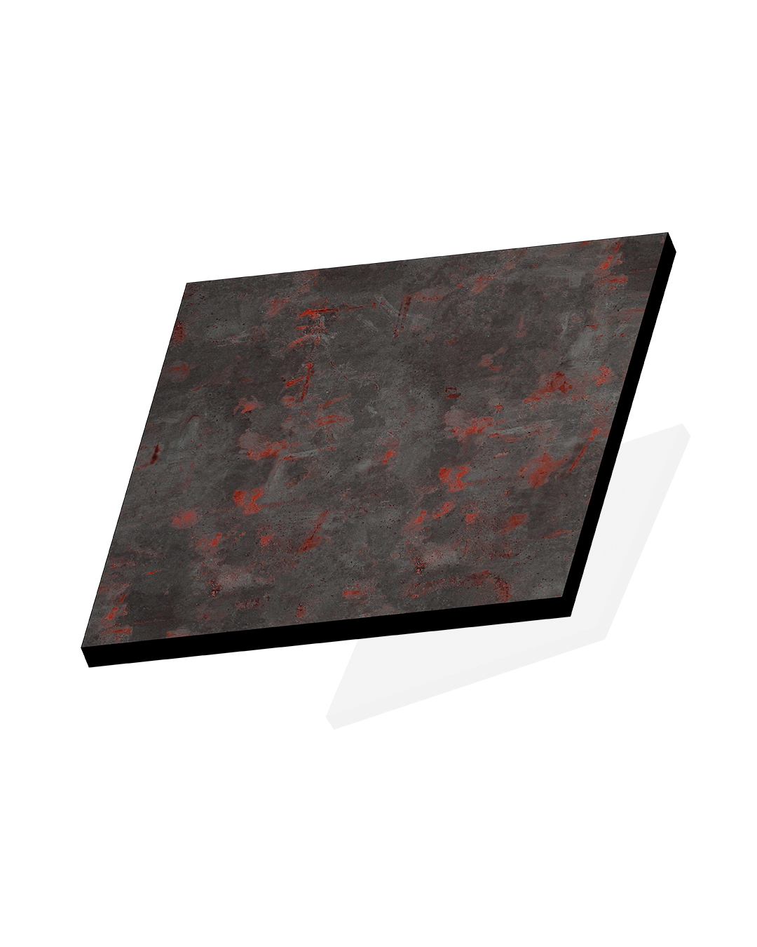 COMPACT TABLE TOP HPL RC659 1C METALLIC OXID REDONDA RC659 10MM 800 800