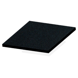COMPACT TABLE TOP HPL RC11 1C BLACK CUADRADA RC11 10MM 600 600