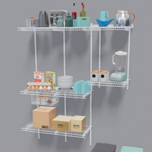 MUEBLE MIX KAVALA GANAESPACIO PLASTIFICADO BLANCO