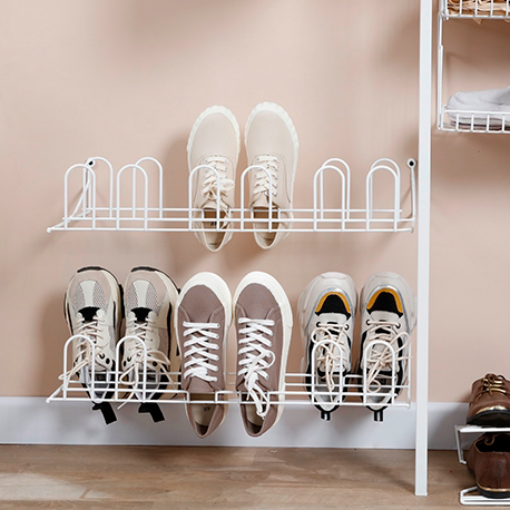 ZAPATERO DE PARED 6 PARES BLANCO - Imagen 3