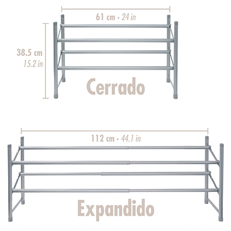 ZAPATERO EXPANDIBLE 2 NIVELES BLANCO - Imagen 6