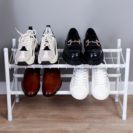 ZAPATERO EXPANDIBLE 2 NIVELES BLANCO